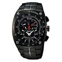 Seiko Black Sportura Kinetic Chronograph SNL029P1 Watch