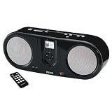 iHome iH30B Boom Box for iPods with FM Radio (Black)