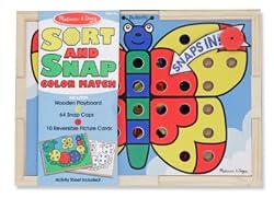 Melissa & Doug Sort & Snap Color Match