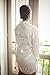 Personalized Mrs. Satin Bride Robe - Bridal White Robe for Wedding Day