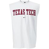 Nike Texas Tech Red Raiders White College Classic Sleeveless T-shirt