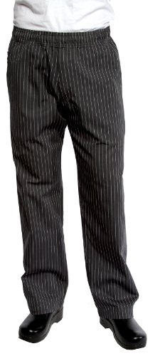 chef works bpst gry ultralux better built baggy pants gray pinstripe size l cheap price