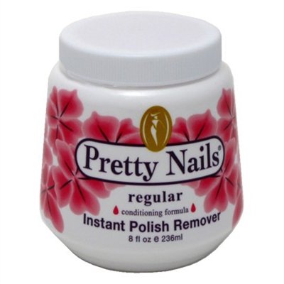 Pretty Nails 8oz. Jar Regular Polish Remover