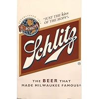 Schlitz Beer Label (Milwaukee) Art Poster Print