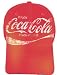 Coca Cola Distressed Logo Red Baseball Cap/Hat