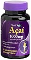 Natrol Acai 1000 mg Capsules, 60-Count Bottles (Pack of 2)