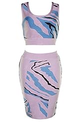 General Print Jacquard Nylon/Rayon/Spandex Bandage Dress/Bodycon Dress 