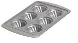 Wilton Avanti Everglide Metal-Safe Non-Stick 6 Cavity Mini Fluted Tube Pan