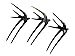 Marycrafts Buffalo Horn Swallow Bird Hair Fork Hair Sticks Accessories Handmade (Style 2)