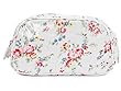 Cath Kidston キャスキッドソン 2012年春夏新作 コスメティックバッグ Cosmetic Bag O/C Bleached Flowers White フラワーズホワイト コスメポーチ [並行輸入品]
