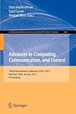 Advances in Computing, Communication, and Control: Third International Conference, ICAC3 2013, Mumbai, India, January 18-19, 2013, Proceedings (Communications in Computer and Information Science)