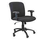 Fabric Big and Tall Task Chair with Arms
