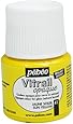 Pebeo Vitrail Stained Glass Effect Glass Paint 45-Milliliter Bottle, Sun Yellow