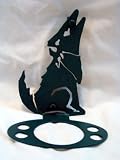 Coyote Toothbrush Holder Metal