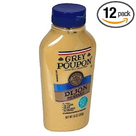 Grey Poupon Dijon Mustard, 10-Ounce Squeeze Bottles (Pack of 12)
