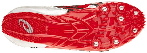 Asics Unisex Cyber Md Beijing Running Spike Fire Red/Black/Lightning GN8102690 12 UK