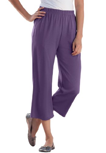 Plus Size Pants, Capri Length In Softest 7-Day Knit