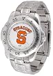 Syracuse Orangemen Suntime Mens Sports Watch w/ Steel Band - NCAA College Athletics