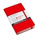 Moleskine 2009 Red Pocket Hard Cover Weekly Planner + Notebook + Free Pilot G-2 Retractable Black Gel Ink Rolling Ball Pen