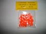 Orange fishing beads 50 pk