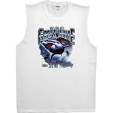 Mens Sleeveless T-Shirt : THE GREAT WHITE - ONCE BITTEN TWICE SHY