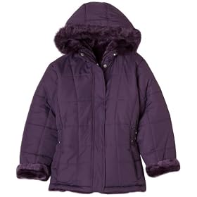 Big Chill Girls 7-16 Revers. Belted Anorak