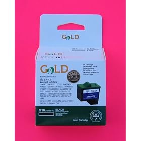 Click here to buy Lexmark #16 Black Compatible Ink Cartridge 10N0016 by TrueColor.