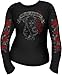 Sons Of Anarchy Reaper Roses Samcro Junior Long Sleeve Shirt