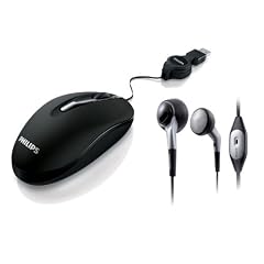 Philips SCO 3200 Notebook Kombo Set (Maus inkl. Multimedia Headset)