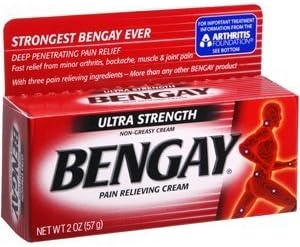 Special pack of 5 BEN GAY ULTRA STRENGTH 2 oz