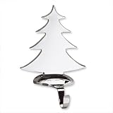 Nickel-plated Christmas Tree Stocking Holder