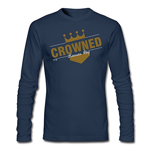 Men's Kansas City Royals 2015 World Series Champions Crowned T-shirts Navy