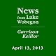 The News from Lake Wobegon from A Prairie Home Companion, April 13, 2013