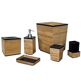 Elite Home Fashions 99017 Tiki 6pc Accessory Set