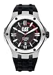 CAT Watches - Navigo Date - Black/Red Index - Black Rubber Strap