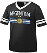 Argentina Crest International Soccer Ringer T-shirt, Argentine Soccer Mens Ringer T-shirt