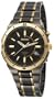 Seiko Men's SKA366 Kinetic Black Ion Watch