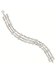 Sterling Silver CZ Cubic Zirconia Bracelet