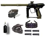 NEW SMART PARTS EOS PLATINUM OLIVE PAINTBALL MARKER PACKAGE 2