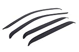 EGR 643395 4-Piece Matte Finish Tape-On Slimline Visors - 2009-2013 Ford F-150 CREW Cab
