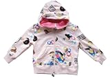 Harajuku Lovers By Gwen Stefani * Planet * Pink All Over Hoody -- Gwen, Love, Angel, Music and Baby -- For Kids * 08 Newest Collection *