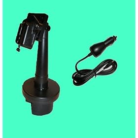 Cup Holder Mount and Power for SkyCaddie SG1 SG2 SG2.5 SG5 GPS