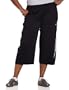 adidas Women's Loose Workout Capri, Black/White/White, XX-Large