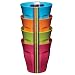 Kitchen Craft Colourworks Melamine Tumblers / Cups, 225ml, Set of 4