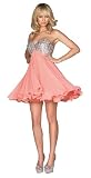 Evenings by Allure Strapless Short Prom Dress