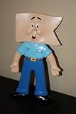 :Champ Man Champion Auto Part Store Mascott Bendable Character Toy Figure Dated 1991