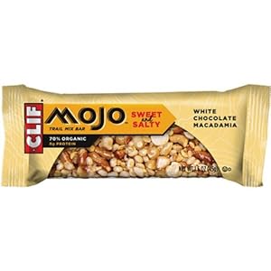Clif Bar Mojo Macadmia Bar, White Chocolate, 12 Count