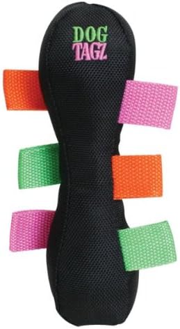 OurPet 's Dog Tagz Dumbell Dog Toy