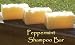 Our luxurious Shampoo Bar and Shaving Bar just got a little bit better. We used the same original recipe for this bar, and then added peppermint essential oils. If you like peppermint, THIS is the shampoo bar and shaving bar for you! Your hair will never feel so soft. Each bar is generously hand cut to at least 3.5 oz. + by weight, dye free. &nbsp; Ingredients: olive oil, coconut oil, castor oil, sodium hydroxide, distilled water, and essential oils. &nbsp; Peppermint is Scent of the Month for November - click here for other great sale items in Peppermint.