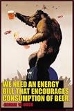 12 X 18 Stretched Canvas Poster Energy bill that encourages consumption of beer _ George Bush